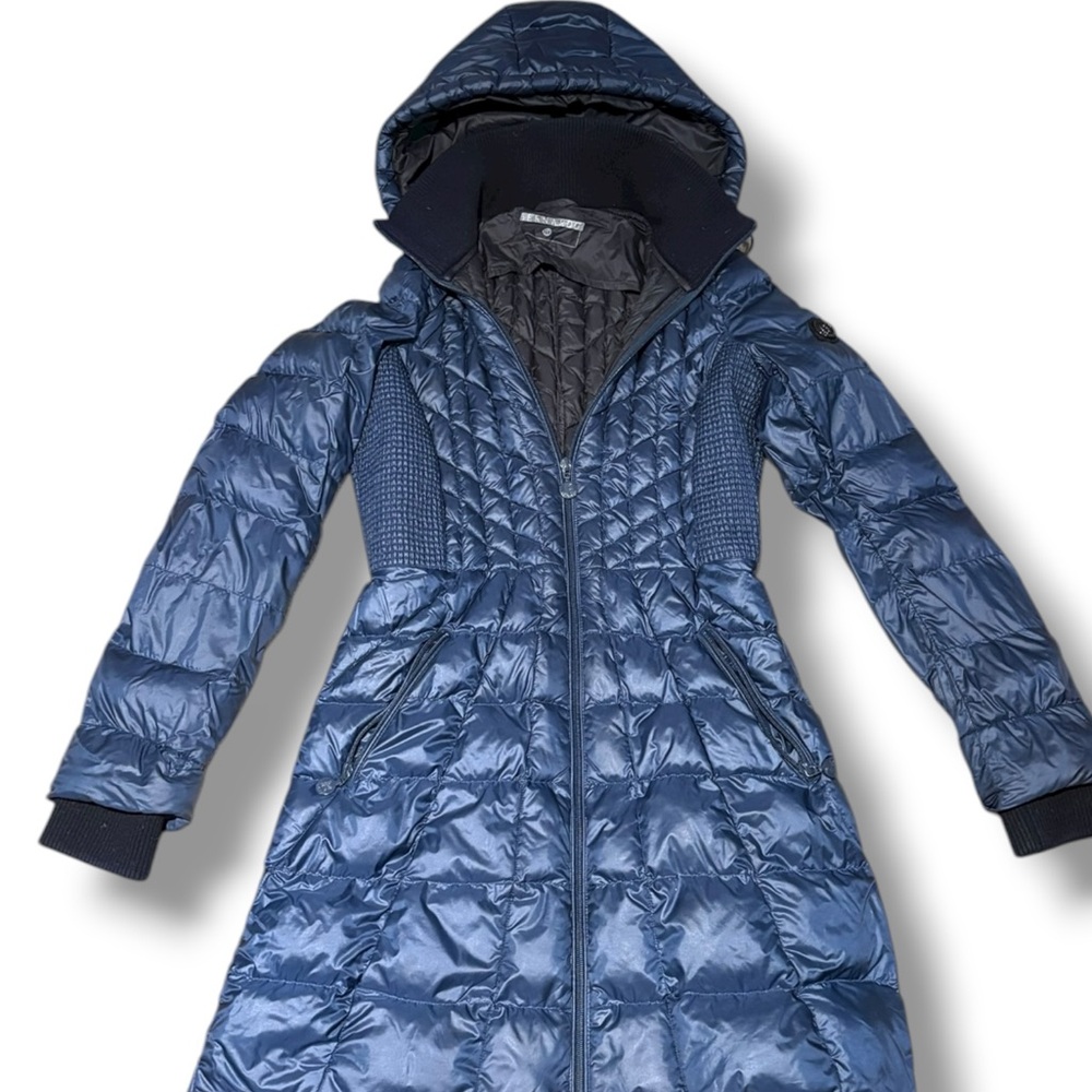 Bernardo Blue Quilted Jacket